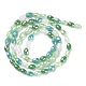 Chapelets de perles en verre électroplaqué GLAA-P056-01A-2