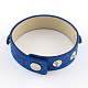 Imitation Leather Bracelets Making for Slide Charm Beads BJEW-R046-01-5