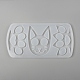 Moldes de silicona de llavero de autodefensa con forma de gato y pata X-DIY-P006-30-2