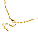 Regalos de san valentín personalizados collares de lazo colgante de ancla de aleación de dama NJEW-PJN863-4