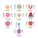 10 Arten Frucht handgemachte Fimo Nail Art Dekoration CLAY-CJ0001-34-2