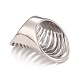 304 anillo hueco grueso de acero inoxidable para hombres y mujeres RJEW-B040-12P-2