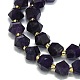 Natürlichen Amethyst Perlen Stränge&nbsp;G-I376-A54-01-3