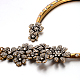 Classics Alloy Rhinestone Tassel Necklaces X-NJEW-N0023-32B-2