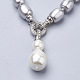 Shell pendentifs perle NJEW-Q310-04-2
