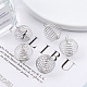 Carbon Steel Spiral Bead Cage Pendants PW-WG85729-05-1