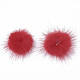 Faux Mink Fur Ball Decoration FIND-S267-3.5cm-07-2