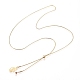 Adjustable 304 Stainless Steel Lariat Necklaces NJEW-Z005-03G-2