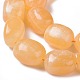 Natural Orange Calcite Beads Strands G-I259-02-4