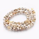 Faceted Round Natural Fire Crackle Agate Beads Strands G-E302-073-6mm-2