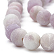Chapelets de perles en jade lilas naturel G-T106-294-2