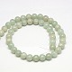 Chapelets de perles en jade jaune naturel G-G598-6mm-YXS-07-2