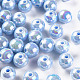 Perles acryliques opaques MACR-S370-D10mm-SS2113-1