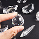 Grandes colgantes de cristal transparente GLAA-PH0007-15-3