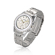 Hommes montre-bracelet décontracté strass en acier inoxydable de haute qualité sertie de diamants montres à quartz WACH-N004-16-2