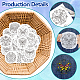 4 Sheets 11.6x8.2 Inch Stick and Stitch Embroidery Patterns DIY-WH0455-080-3