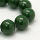 Chapelets de perles rondes en jade de Mashan naturelle G-D263-6mm-XS13-1