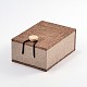 Прямоугольник деревянный кулон ожерелье коробки X-OBOX-N013-03-1