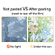 16 Sheets Waterproof PVC Colored Laser Stained Window Film Static Stickers DIY-WH0314-081-8