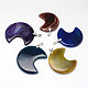 Moon Dyed Natural Agate Big Pendants G-Q942-42-1