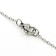 304 Stainless Steel Cable Chain Necklaces NJEW-H433-1mm-03P-3