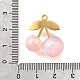 Подвески из акрила из нержавеющей стали 304 STAS-E549-01G-03-3