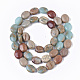 Chapelets de perles en jaspe aqua terra naturel G-S366-015A-2