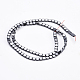 Non-magnetic Synthetic Hematite Beads Strands G-P363-10-1