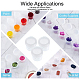 Пластиковые пустые стаканчики с краской с крышками DIY-PH0027-11-9
