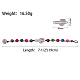 Bracelets en alliage de perles BJEW-Q695-12AS-NR-2