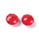 Perles rondes à facettes en acrylique massives bubblegum chunky X-PL865-2-2