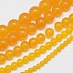 Natural & Dyed Malaysia Jade Bead Strands X-G-A146-6mm-A03-3
