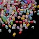 1 Box Transparent Frosted Two Cut Glass Seed Beads DIY Loose Spacer Tube Glass Seed Beads SEED-X0005-11-QBM-B-3