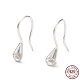 Sterling Silver Teardrop Earring Hooks STER-H109-01-1