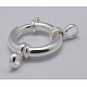 925 Sterling Silver Spring Rings Clasps X-STER-A007-13B-2