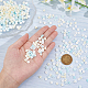 Nbeads 504Pcs 3 Colors Natural White Shell Beads BSHE-NB0001-29-3