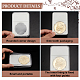 Pandahall elite 8pcs 4 styles boîte de rangement en plastique pour pièces de monnaie AJEW-PH0005-03-4