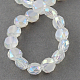 Electroplate Glass Beads Strands EGLA-R032-8mm-03-2