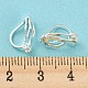 Brass Clip-on Earring Findings EC110-S-4