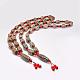 Buddhist Jewelry Natural Tibetan Agate Beaded Necklaces NJEW-F131-17-1