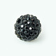 Perles de boule pavé disco  X-RB-Q195-A6mm-280-1