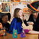 24 Stück 4 Farben Halloween Papieraufbewahrung Geschenktüten-Sets ABAG-WH0038-31-6