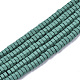 Vaporisez peints non-magnétiques synthétiques perles d'hématite brins G-R468-02C-03-1