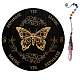 AHANDMAKER Butterfly Flower Pendulum Board DIY-GA0003-53G-1