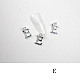 Cabochons Diamante de imitación de la aleación MRMJ-T056-93P-E-1