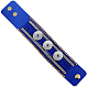 スエードコードスナップブレスレット  プラチナトーン真鍮のスナップボタン付き  ダークブルー  8-5/8インチ（220mm） MAK-T002-VNP015-2