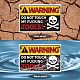 Panneaux d'avertissement en aluminium protégés contre les UV et étanches AJEW-WH0111-K17-5