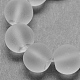 Fili di perline di vetro trasparente X-GLAA-S031-14mm-13-2