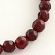 Dyed Round Natural Agate Beads Strands G-R258-3mm-01-1