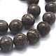 Obsidienne perles brins GSR009-1-3